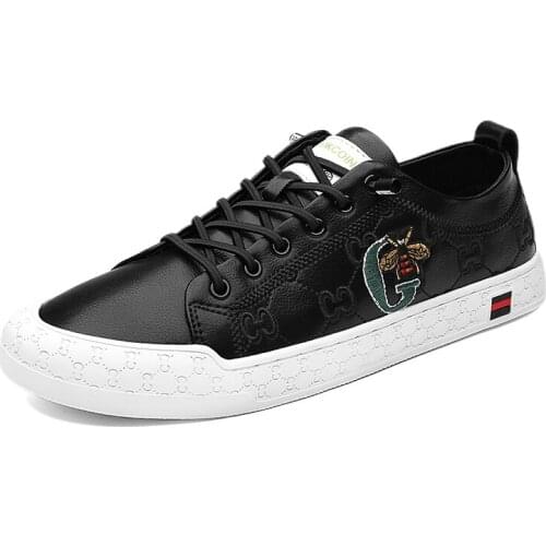 Men Leisure Low-Top Shoes Summer Skateboard Sneakers Outdoor Trend Lace-Up Non-Slip Boots 2021 New Brand Luxury Designer 39-44