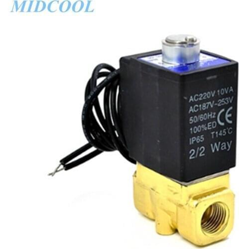 Fluid Control Valve 2KW Series 2KW030 2KW030-06 2KW030-08 Direct-acting And Normally Opened 1/8" 1/4" Grommet Type