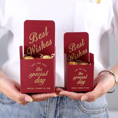 1Pcs Candy Box Small Cardboard Gift Box for Wedding Birthday Baby Shower Paper Gift Packaging Box Christmas Favors Boxes