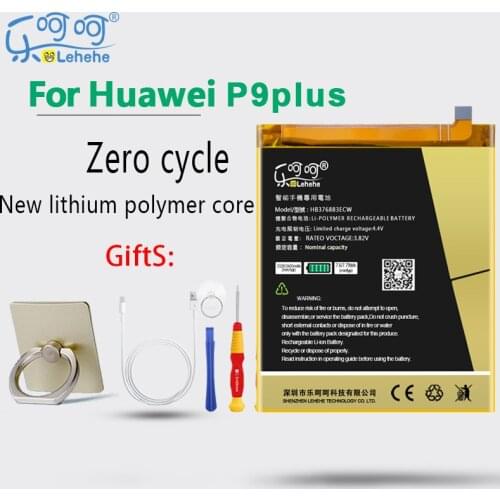 LEHEHE Battery For Huawei P9 Plus VIE-AL10 HB376883ECW 3400mAh Replacement Battery Tools Gifts