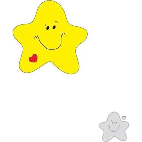 Cartoon Starfish Metal Cutting Dies Scrapbooking Stencil for Album Paper DIY Gift Cards Decoration Embossing Mold Dies New