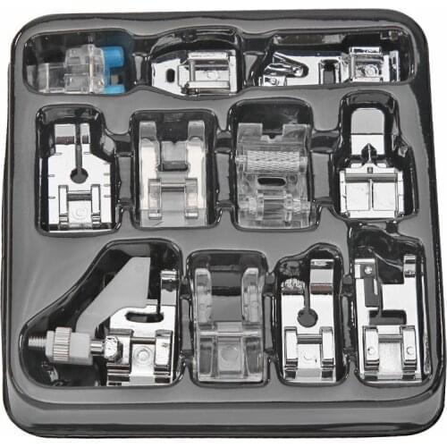 11pcs Pleating Presser Foot Set Ruffler Presser Feet Sewing Machine Tools