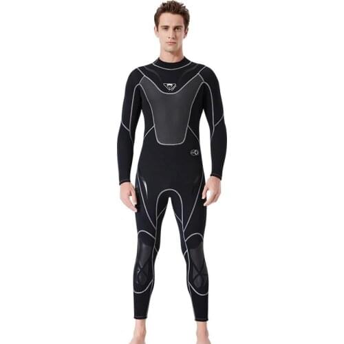 DIVE & SAIL 3MM neoprene Scuba diving suit men Wetsuit one piece snorkeling suit winter spearfishing surfing thermal swimsuit