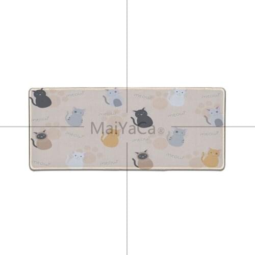 New Design Cute Cats paw pattern gamer play mats Mousepad Large Gaming Mouse Pad Lockedge Mouse Mat Keyboard Pad