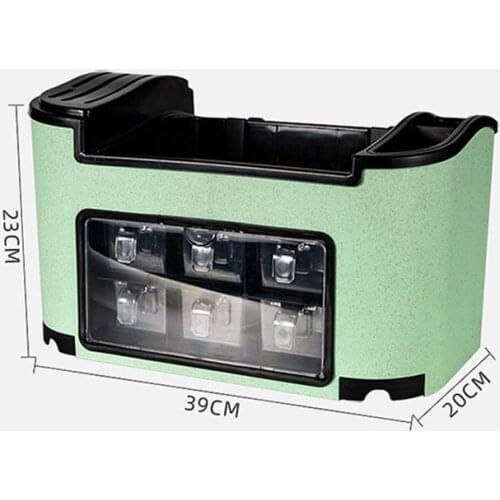 New Home 2 Layer Seasoning Box Kitchen Shelf Tool Storage Rack Multifunction Chopping Block Storage Holder Kitchen Organizer