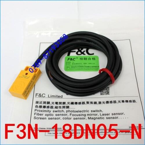 New brand original F&C proximity switch F3N-18DN05-N R2M F3N-18DN05-N2 R2M F3N-18DN05-P R2M F3N-18DN05-P2 R2M