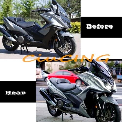 Motorcycle Headlight Fairing Stickers Decals Emblems For KYMCO AK550