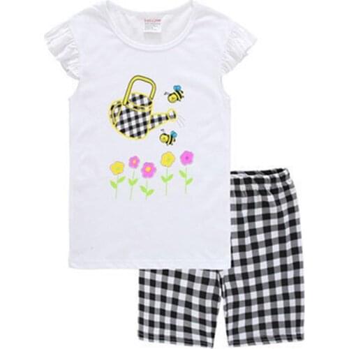 Baby Kids Pajamas Set Summer Children Clothing Suit Short sleeve Sleepwear Boys Cartoon Pyjamas Girls Nightwear Pijamas Infantil