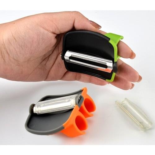 Durable Finger Melon Plan Easy Hold Comfortable Multi-function Planer Fruit Knife Vegetable Peeler Durable Kitchen Tools