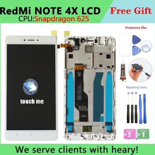AAA Quality LCD Frame For Xiaomi Redmi Note 4X LCD Display Screen For Redmi Note 4 Global Version LCD Only For Snapdragon 625