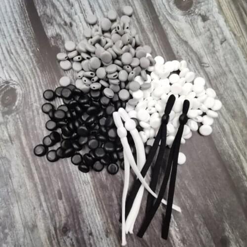 Adjustable Plastic Anti-slip Elastic Band Rope Buckle Face Mask Cord Beads DIY Accessories Non Slip Stopper button