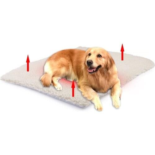 Pet Cat Self-Heating Mat Winter Warming Cushion Bed Mattress for Small Medium Pet Washable Dog Cat Pads with Zipper Cat Products