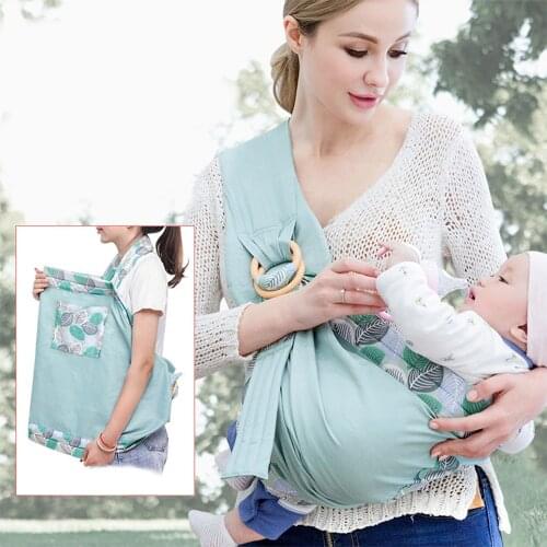 0-36M Baby Carrier Newborn Sling Dual Use Infant Nursing Cover Carrier Mesh Fabric Breastfeeding Ergonomic Kangaroo Baby Wrap