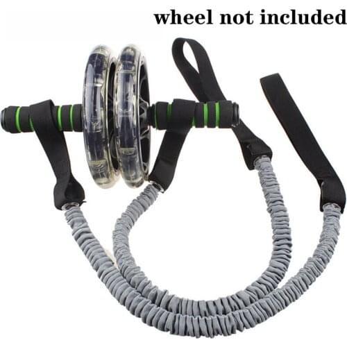 Outdoor Ab Roller Wheel Pull Rope Waist Abdominal Slimming Fitness Resistance Fitness Resistance Bands Abdominal wheel Training