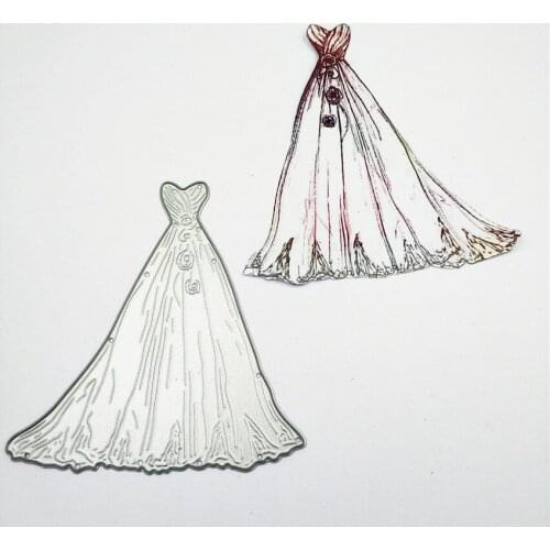 7.5x8cm Flowers dress die Cutting dies metal crafts paper die-cutting /DIY embossing Easter Halloween Scrapbooking