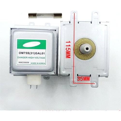 Microwave Oven For Samsung Magnetron OM75S(31)GAL01 Refurbished Parts Magnetron without high voltage fuse Microwave Oven Parts