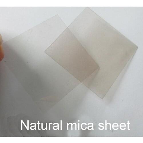 0.1mm 0.07mm 0.025mm 0.2mm Transparent mica plate AFM SEM SPM substrate lab Natural mica sheet insulation sheet