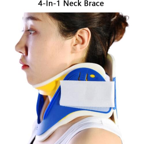 4 Levels Neck Collar Cervical Traction Therapy Support Brace Adjustable Stretcher Protection Body Massager