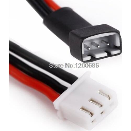 5 pieces 20CM XH2.54 2.54 Lipo Battery Charger Silicone Wire Balance Extension Cable 2S 3Pin 3S 4Pin 4S 5P (8S) 12P