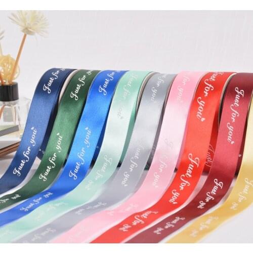 45M 2.5cm Satin Ribbons DIY Crafts Supplies Wedding Birthday Party Gift Wrapping Sewing Accessories Scrapbooking Material
