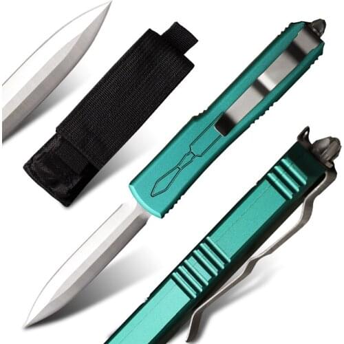 Bounty hunter OTF automatic knife outdoor camping hunting folding blade tactical self-defense EDC tool multi-purpose pocket tool