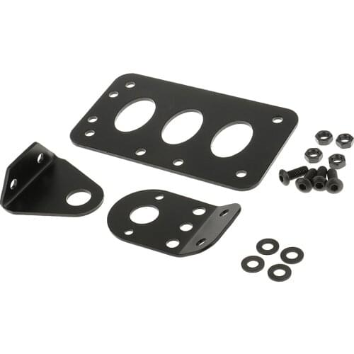 Side Mount Motorcycle License Bracket Fit Chopper Brake Tail Light