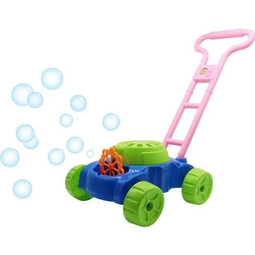 Big Size Hand Push Automatic Bubble Tank Car Baby Walk Outdoor Electric Machine With Music Kids Water Toy