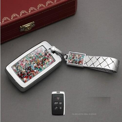 Car Remote Diamond key case key Cover For Land Rover Range Rover Evoque Discovery Sport 5 2018 2019 2020