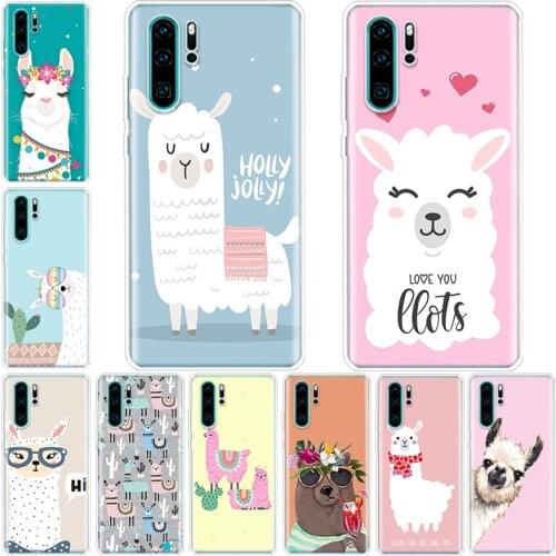 Lama Llama Alpacas Animal Phone Case For Huawei Honor 20 10 9 9X 8A 8S 8X 7X 7A Lite Pro 10I20I Y5 Y6 Y7 Y8 Y9 V20 V30 Y9S Coque