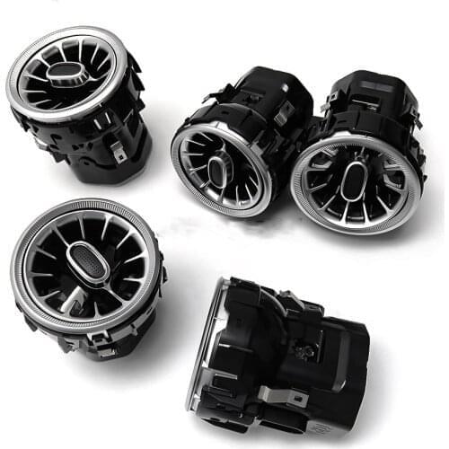 Interior Front Dashboard Air Condition AC Vent Outlet Turbo Trim For Mercedes Benz V Class Vito Viano Valente Metris W447 15-19