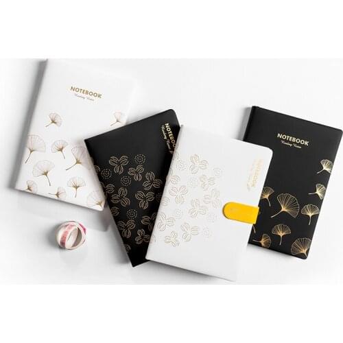 Business PU Leather A5 Notebook Diary Memo Binder Magnet Button Planner Office School Supplies Student Gift