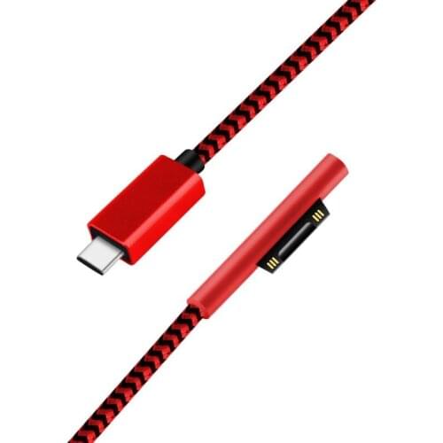 Type-C Power Charger Pd Fast Charging Cable For Microsoft- Surface Pro 3 4 5 6 7
