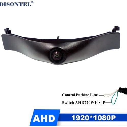 HD front camera For Audi A6 A6L 2016 CCD waterproof Front View forward Image Camera firm installed under the car logo