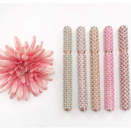 Latest waterproof black clear brown eyeliner glue pen makeup tools adhesive liner for full strip mink lashes