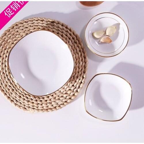 Phnom Penh ceramic vinegar saucer seasoning dish bone porcelain saucer