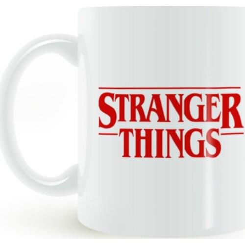 Strange Things coffee mugs TV Series Mug 320ml White Ceramic Coffee Mug Moring Milk gift Cups Mug