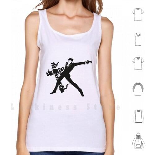 Wolfwood tank tops vest sleeveless Anime Cartoon Minimal Minimalist People Style Trigun Typhoon Cinemalize Nicholas