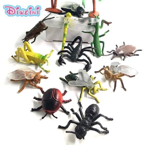 Simulation Animal model action figure Dragonfly Ant Scorpion Insect home decoration accessorie educational Childrens Toys Gift