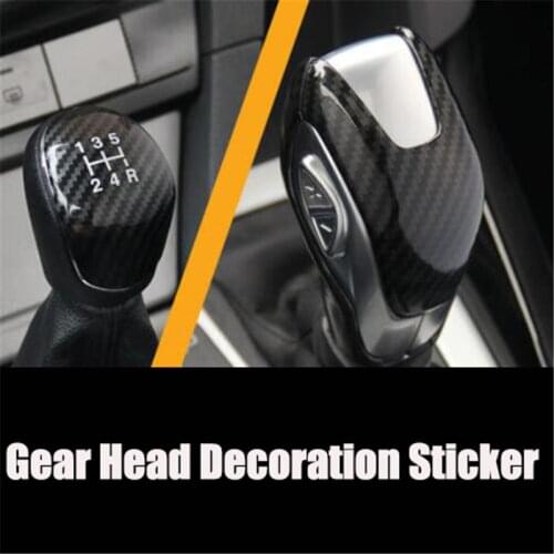 For Ford Focus Fiesta Festival KUGA Escape Ecosport EDGE MONDEO Fusion C-max B-max S-max Galaxy Plague Car Gear Head Sticker