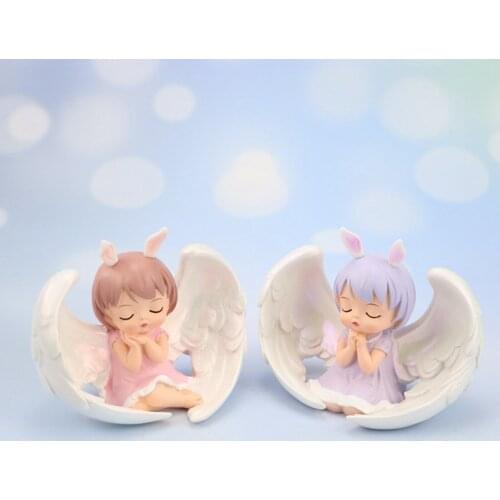 New Angel Girl Decoration Table ToyS Home Colorful Bedroom Kids Xmas Gift Small Cartoon Animal Ornament