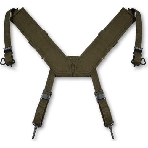 OUTDOOR US ARMY M1956 AIRBORNE H-STRAP SUSPENDER COTTON STRAP Strengthened Edition