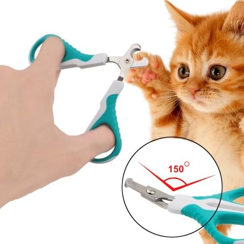 Professional Pet Cat Dog Nail Clipper Cutter Stainless Steel Grooming Scissors Clippers for Pet Claws Dog Supplies