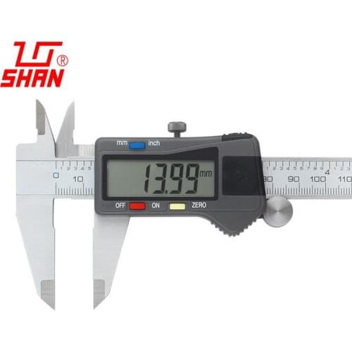 Plastic Digital Vernier Calipers 0-150mm 0.01mm High precision Stainless Steel large LCD Caliper gauge Electronic Measuring tool