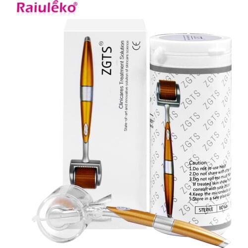 ZGTS 192 Derma Roller Titanium Micro Needles System Dermaroller Derma Roller Mesotherapy For Facial Care Hair-loss Microneedling