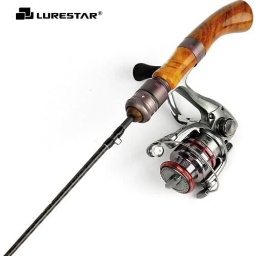 LURESTAR 1.32m 1.35m 1.37m 1.4m Trout Fishing Rod FUJI Guide 2PCS Lure Rod Stream Lure Rod F/XF Action UL/L Power Fishing Rod