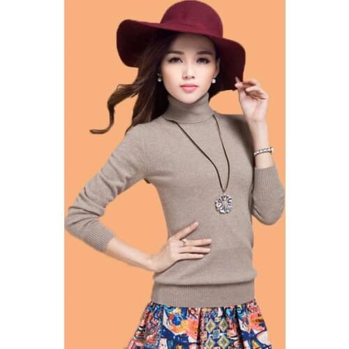 Womens sweaters 2020 new cashmere sweater women turtleneck pullover women knitted sweater Plus large size sweater women winter