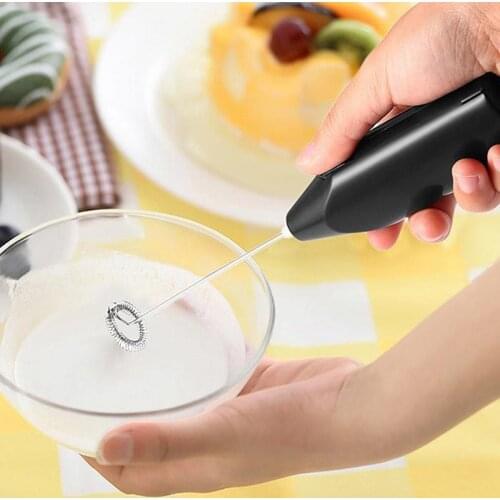1PC Milk Drink Whisk Mixer Coffee Frother Foamer Mini Electric Egg Beater Manual Stirrer Household Kitchen Cooking Accessories