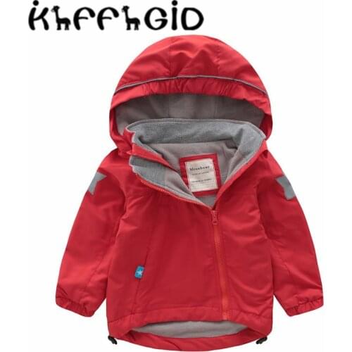 2021 spring and autumn Girls Fashion Hooded Jacket children sweet coat leisure sports boys and girls Plush warm coat 2-10 years