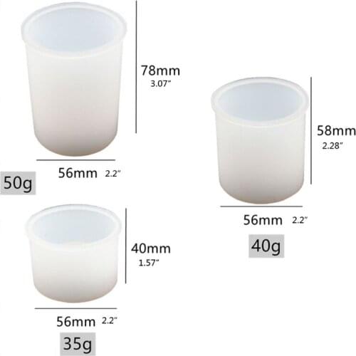 A0NF Candle Holders Crystal Epoxy Resin Mold Candle Tray Candleholder Silicone Mould