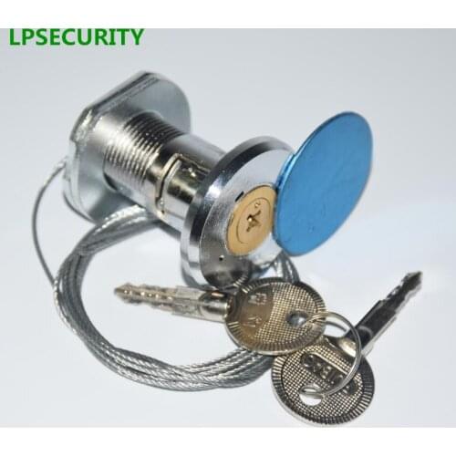 LPSECURITY 35mm to 45mm garage gate door lock rolling door shutter door gate emergency lock with 2 keys cobber lock mechanism